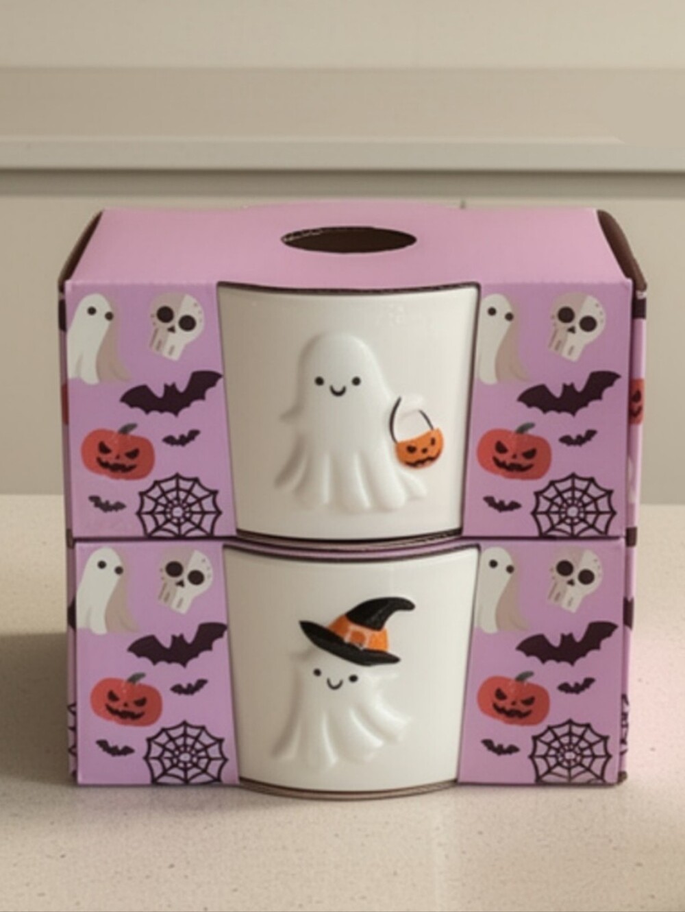 The Bakeshop Halloween Ghost Ramekins Set of 2